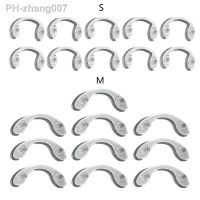 F42F 10pcs Nosepads For Glasses Non-slip Clear Adhesive Silicone U-Shape Nose Pads