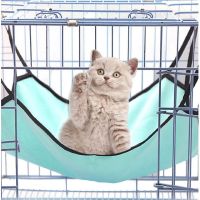 เปลแมวแขวนกรง เปลแมวห้อยกรง ขนาด 40x50ซม.ที่นอนแมวแขวนกรง เปลแมว ที่นอนแมว ผ้านุ่มนิ่ม เปลแมวสำหรับแขวน ที่นอนสัตว์เลี้ยง Cat Hanging Cushion Papy