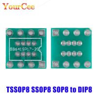 50ชิ้น Dip8เลี้ยว Sop8/Smd ไปยัง Dip Ic เต้ารับตัวแปลง Sop8/Tssop8/Soic8/Ssop8แผงเพื่อจุ่มอะแดปเตอร์แผ่น0.65มม1.27มม