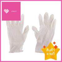 ถุงมือยางอเนกประสงค์ VETEX ไซซ์ M สีขาว แพ็ก 10 ชิ้นRUBBER GLOVES VETEX SIZE M WHITE 10PCS **ทักแชทได้ค่ะ ยินดีบริการ**