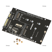 Snoopy M.2 NGFF mSATA SSD TO SATA 3.0อะแดปเตอร์2 in 1การ์ดแปลงสำหรับแล็ปท็อปพีซี