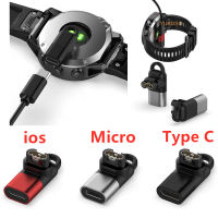 USB C Garmin Charger IOS MICRO Converter Adapter สำหรับ Garmin Fenix 7 6 5 Enduro Venu 2 Epix Instinct 2 Vivomove Sport Vivoactive