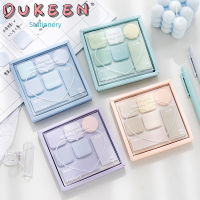 Dukeen Mini ชุดกระดาษบันทึกแปะ Faint Secret 210แผ่น7สีแผ่นบันทึกความจำฉลากกาวสมุดบันทึกสติ๊กเกอร์สำนักงานโรงเรียน