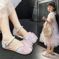 (QUIYE) รองเท้าเด็ก,2023 39; ปากรองเท้าแตะครึ่งโบว์39; S Zapatos De Niña