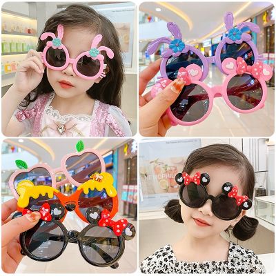 Summer Children Cute Cartoon Sunglasses Boy Girl Outdoor Sun Protection Sunglasses Baby Sport Shade Glasses Kid UV400 Sunglasses