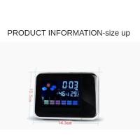 Ready StockDigital Alarm Clock with Projector Color Screen Projection Desktop Clock Multi-function Weather Calendar Time Watch