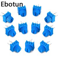 10PCS/LOT 3386P resistor 1K 2K 5K 10K 20K 50K 102 202 502 103 203 503 ohm 3386 Trim Pot Trimmer Potentiometer with Knob