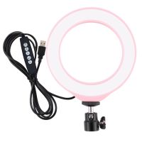 PULUZ 4.7 Inch 12cm USB 10 Modes 8 Colors RGBW Dimmable LED Ring Vlogging Photography Video Lights