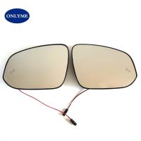 Car convex heated mirror glass with blind spot warning light for toyota highlander 2021 2022