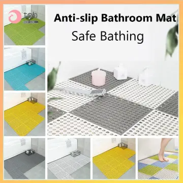 TPE Splice Mesh Anti-slip Toilet Ground Mat Bathroom Carpet Rabbit Foot Mat  Pet Cage Floor