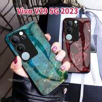 Vivo V29 5G 2023กระจกป้องกันมือถือเคสสำหรับ Vivo Vivo V29 V 29 VivoV29 V29Pro V29E 29 V Pro 5G ฝาหลังแข็งแบบนิ่ม2023ปลอกกันกระแทก