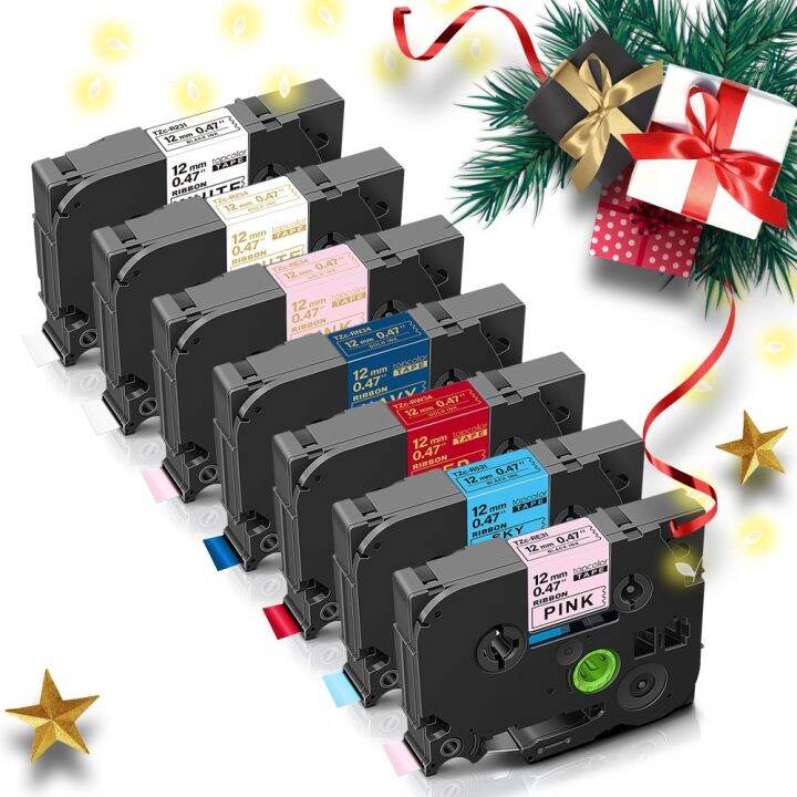 Brother P Touch Label Maker Ribbon Tape Brother Label Maker 12mm 18mm Tz Ribbon Aliexpress