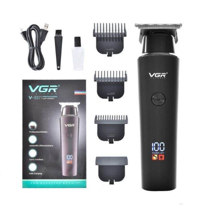 ProductVGR 937 NEW Adult Hair Clipper LCD Digital Display Hair Clipper