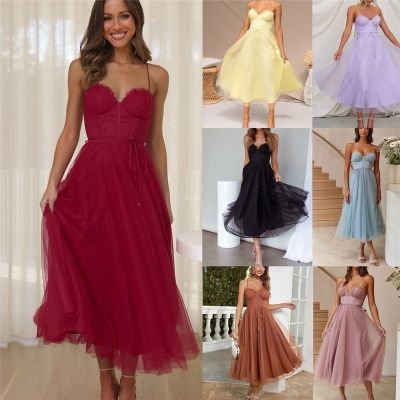 New arrival Strap Casual dresses for womens 2023 INS Holiday evening dress Sleeveless Multicolor Party Womens Dress