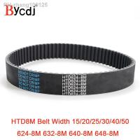 HTD 8M synchronous belt C 624/632/640/648 width 15/20/25/30/40/50mm Teeth 78 79 80 81 HTD8M Timing Belt 632-8M 640-8M