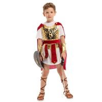 Umorden Kids Children Ancient Roman Greece Greek Warrior Soldier Gladiator Medieval Knight Costumes For Boy Boys Halloween Party