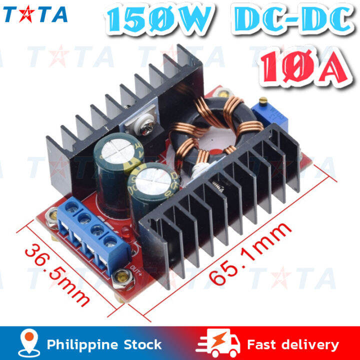 150W DCDC Boost Converter Module 032V To 1235V 10A Constant Current