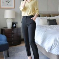 New PRODUCT!! 8.8 Office Pants FORMAL Work Women SLIMFIT Basic Material Fabric (Code 851)