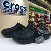 [A Full of energy]♕กระเช้า Crocs Lite Ride รองเท้าแตะชายหาดผู้ชาย/ผู้หญิงรองเท้า Flip Flop ผู้ชายและผู้หญิง