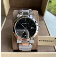 Burberry BU9001/ BU9101/ BU9201-38/ 34/ 27 mm Quartz Black Check Stamped Dial Stainless Steel Ladies Watch