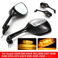 สัญญาณไฟเลี้ยว LED กระจกมองข้างมองหลังมอเตอร์ไซค์สำหรับ Suki GSXR 600 GSXR 750 2006 2007 2008 2009 2010-2012 GSXR 1000 2005-2008