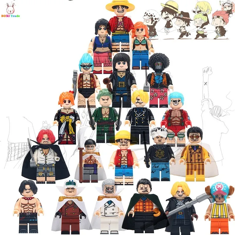 Anime One Piece Pirate Ships Nano Blocks Building Sets  Limited Stock   Kawaiies