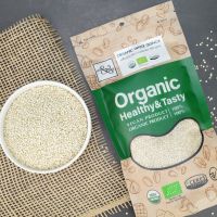 เมล็ดคิวนัวสีขาว ออร์แกนิค ตรามิสเตอร์แอนด์มิสซีส 500 กรัม /Organic White Quinoa (Mr.&amp;Mrs.Brand) 500 g