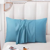 Pure Cotton Pillowcase High-Quality Envelope Pillowcover Solid Color Bedding Pillow Case 40x60 50x90 Sleep Pillow Cover