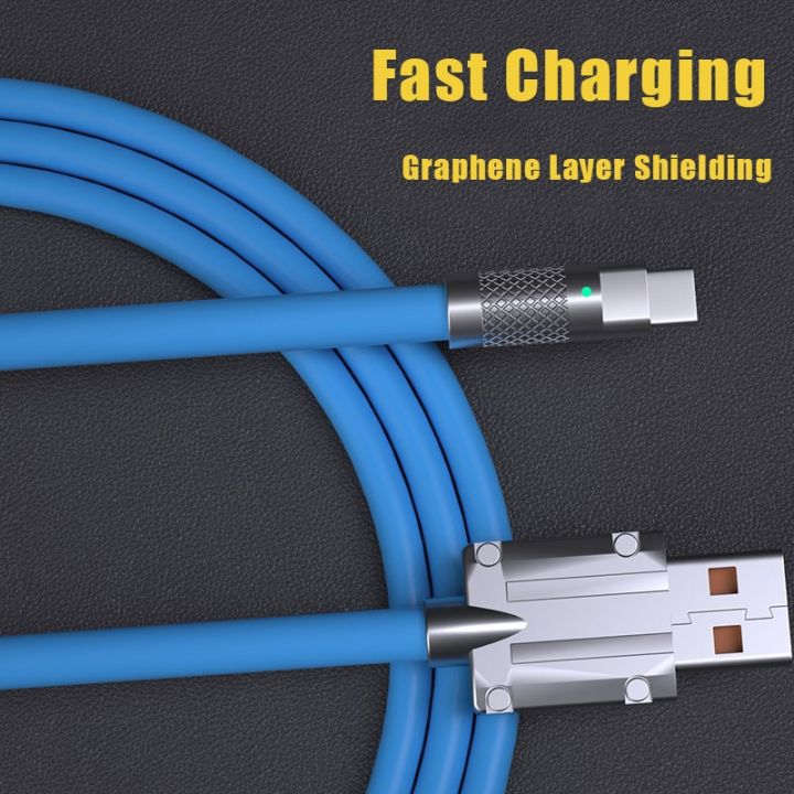 liquid-silicone-fast-charging-cable-for-samsung-galaxy-oppo-xiaomi-zinc-alloy-data-cable-pd-27w-charge-cable-for-iphone-with-led