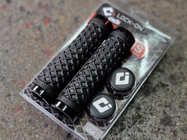 BMX Cycle Center, ODI Brand, Bicycle Handle Grips, Waffle Pattern, Lock ...