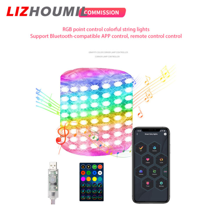 lizhoumil-rgb-colorful-led-string-light-bluetooth-compatible-app-control-outdoor-lamps-for-christmas-decoration