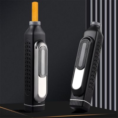 ☾▩ﺴ 2023 Dar Ashtray Portable Cigarette Holder Driving Game WorKing Smokeless Anti Ash Fly Ashtray Lighter Nozzle