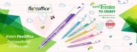 FLEXOFFICE Super Trendee Gel Pen ปากกาเจล เฟลกซ์ออฟฟิศ 0.7 คละสี