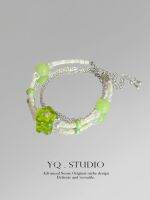 YQ.STUDIO สร้อยข้อมือลูกปัดเคลือบดอกไม้ฤดูร้อนเฉพาะของผู้หญิงเครื่องประดับมือระดับไฮเอนด์ที่สวยงาม ?《ต้นฉบับ》！◈♣