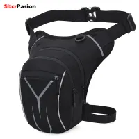 Drop Waist Leg Bag Motorcycle Bag Rainproof Reflective Earphone Hole Thigh Belt Tactical Travel Fanny Pack Bolsa Moto Borsa