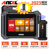 Ancel V6 pro OBD2 สแกนเนอร์ระบบเต็มรูปแบบ 2023 BI การควบคุมทิศทางที่ใช้งานทดสอบน้ำมัน / ABS / ESP / TPS / GAR / เค้นร่างกาย / DPF / IMO รีเซ็ต JOBD ทำความสะอาดเครื่องอ่านรหัสอัตโนมัติ เครื่องมือสแกนวินิจฉัยสำหรับรถยนต์เบนซิน / ดีเซลทั้งหมด