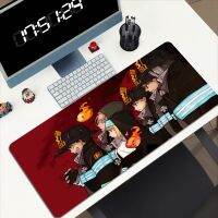 Deskpad Mause Pad Fire Force Mouse Xl Mousepad Anime Mouse Gamer x Large เดสก์ทอป คอมพิวเตอร์ Mat Long