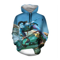 ภาพยนตร์ Avatar 2 The Way Of Water คอสเพลย์ Hoodie แฟชั่น3D พิมพ์ Hooded โพลีเอสเตอร์ฮิปฮอปเสื้อสวมหัวสำหรับผู้ชายผู้หญิง Unisex