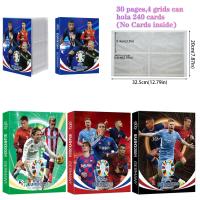 Football Star Cards Album Map Holder Binder 240pcs Card Collection Book Folder Drop Shipping Wholesale