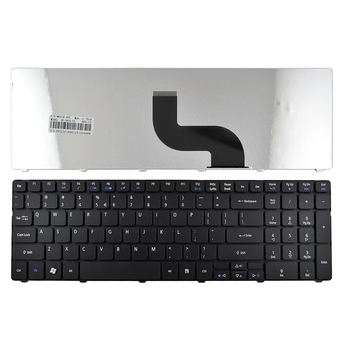 Keyboard Silicone Skin Cover Protector for Acer Aspire 5250 5251 5252 