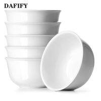 DAFIFY 4.5 In Ceramic Round Cereal Dessert Soup Bowls ชุด1