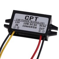 Universal 12V to 5V 3A 15W DC-DC Converter Regulator Power Supply Module Car Led Display Power Supply CPT-UL-1 Car Electronic