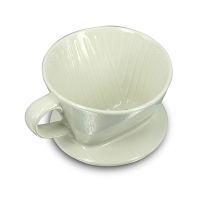 ถ้วยดริปเซรามิค ถ้วยกรองกาแฟ 3 รู สำหรับ 2-4 ถ้วย Ceramic Coffee Dripper