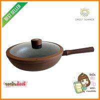 กระทะลึกพร้อมฝา 30 ซม. JOYOUNG BROWN IHDEEP FRYING PAN WITH LID JOYOUNG BROWN IH 30CM **พลาดไม่ได้แล้วจ้ะแม่**