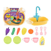 Kids Kitchen Toys Simulation Electric Dishwasher Pretend Play Mini Kitchen Food Educational Summer Toys Role Playing Girls Toys