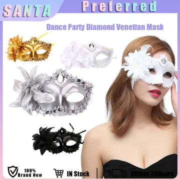 hot selling party bar masquerade half face men's painted mask spray paint  men's and women's mask