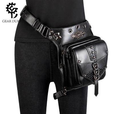 Europe And America Womens Foreign Trade Bags Guangzhou Shoulder Bag Motorcycle Bag Steampunk Tactics Mens Belt Bag