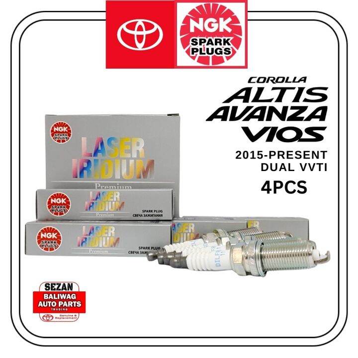 ORIGINAL NGK LASER IRIDIUM COROLLA ALTIS VIOS PRIUS SPARK PLUG 4 PCS