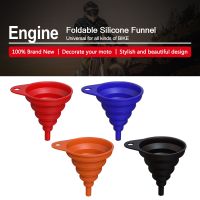 Foldable Universal silicone funnel motorcycle oil transfer tool For KAWASAKI Z125 Z250 Z250SL Z300 Z400 Z650 Z750 Z750L Z750R