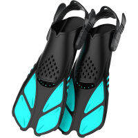 Professional Scuba Diving Finned รองเท้าผู้ใหญ่รองเท้าว่ายน้ำปรับได้ซิลิโคนยาว Submersible Snorkeling ดำน้ำ Flippers